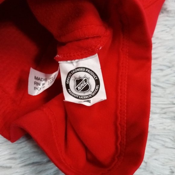 Chicago Blackhawks Womens Track Jacket Red Lightweight NHL Hockey Level Wear M‎ - Picture 14 of 14